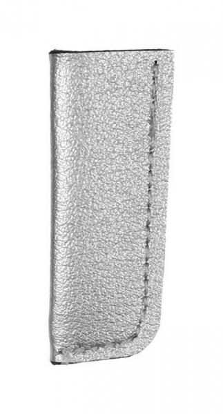 Endstück für Kordelenden in Lederimitat Glänzend Silber 20 x 50mm Ø 9mm